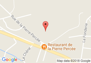 Plan de localisation de Caveaux de la pierre percée (-Breuilles)