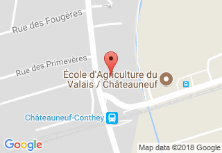 Plan de localisation de IVV (Interprofession de la Vigne et du Vin du Valais)