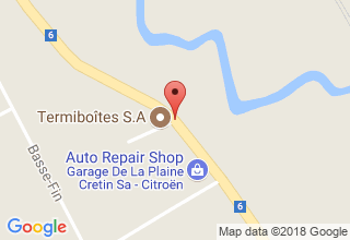 Plan de localisation de Récupautos Sàrl