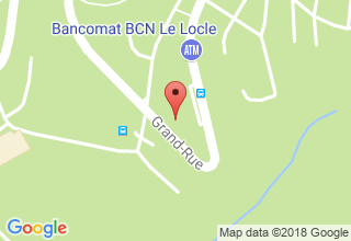 Plan de localisation de Garage des Brenets