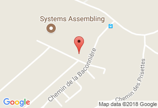 Plan de localisation de Menuiserie Vauthier SA