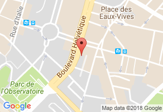 Plan de localisation de Rigaud Pierre-Philippe