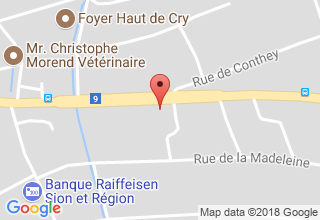 Plan de localisation de MEI Sàrl