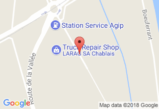 Plan de localisation de Jacquier & Cie SA sablage & métallisation