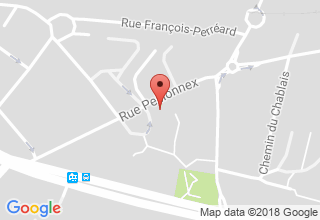Plan de localisation de Pierrine Ravier Fleuriste