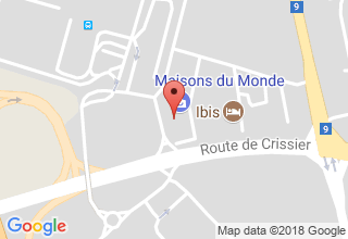 Plan de localisation de Cré' Arts