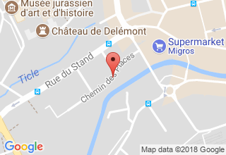 Plan de localisation de Gobat Vincent, notaire