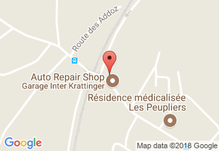 Plan de localisation de Garage Inter Krattinger SA