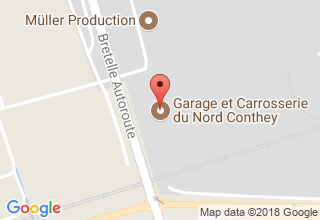 Plan de localisation de Garage et Carrosserie du Nord SA
