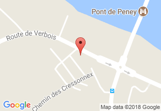Plan de localisation de Verbois Automobiles & Carrosserie Sàrl