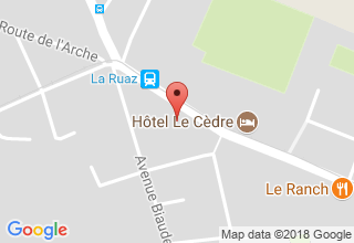 Plan de localisation de Garages et Ateliers du Rhône SA