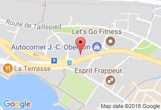 Plan de localisation de Autocorner J.-C. Oberson SA
