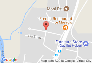 Plan de localisation de Currat Francis
