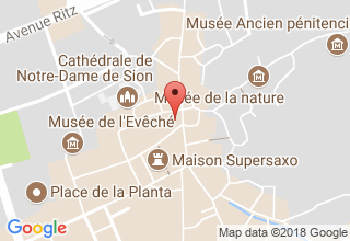 Plan de localisation de Gaillard bijouterie horlogerie optique SA