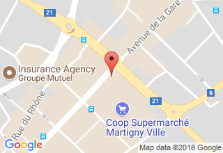 Plan de localisation de Yerly Bijouterie Optique SA