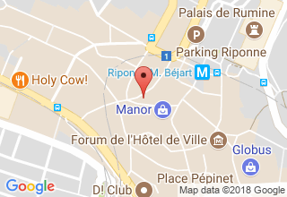 Plan de localisation de Chabloz Optique