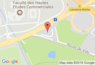 Plan de localisation de Autos Carrefour Dorigny SA