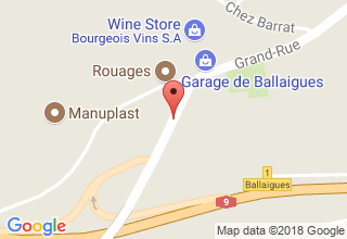 Plan de localisation de de Ballaigues SA