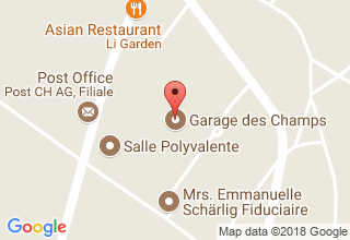 Plan de localisation de des Champs