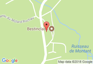 Plan de localisation de Ganière Blaise-Philippe
