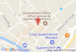 Plan de localisation de Cherpillod Hubert
