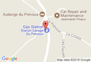 Plan de localisation de du Prévoux
