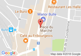 Plan de localisation de Fleury Opticiens SA