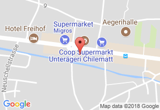 Plan de localisation de AEGERITALGARAGE AG