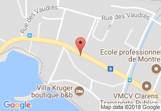Plan de localisation de Garage de Clarens SA