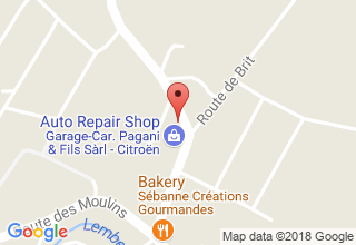 Plan de localisation de Pagani & Fils Sàrl