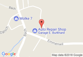 Plan de localisation de Garage E. Burkhard AG