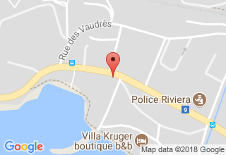 Plan de localisation de Riviera Pneus