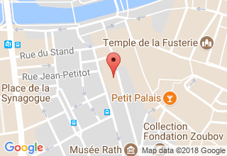 Plan de localisation de Horlogerie - Bijouterie: achat montre, bijoux de la Corraterie SA