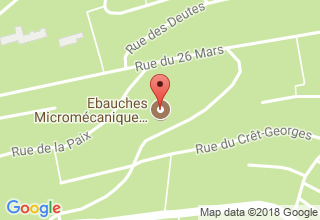 Plan de localisation de EMP Ebauches Micromécanique Precitrame SA