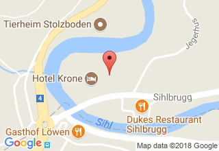 Plan de localisation de Krone Sihlbrugg