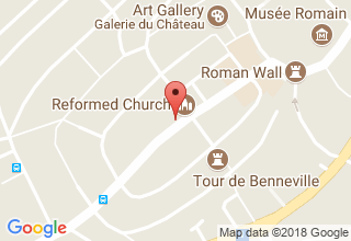 Plan de localisation de Hôtel: réservation chambre, hôtellerie de la Couronne