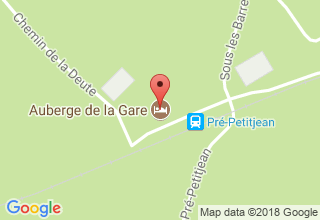 Plan de localisation de Auberge de la Gare