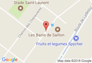 Plan de localisation de Hôtel des Bains de Saillon