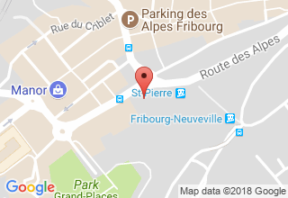 Plan de localisation de FONCIA GECO Sarine SA
