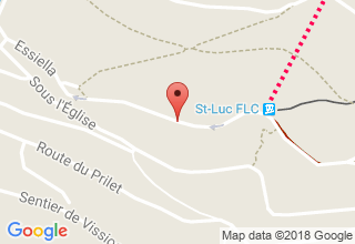 Plan de localisation de St-Luc location