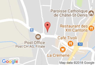 Plan de localisation de CGS Immobilier Châtel SA