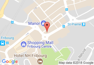 Plan de localisation de Régie de Fribourg SA