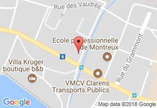 Plan de localisation de Régie Duboux Riviera SA