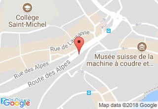 Plan de localisation de CNC IMMOBILIER SA