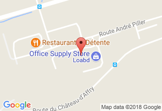 Plan de localisation de Pronto-Print