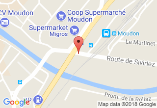 Plan de localisation de Journal de Moudon