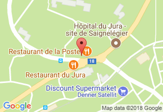 Plan de localisation de Le Franc-Montagnard SA