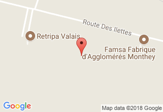 Plan de localisation de Carbagas SA