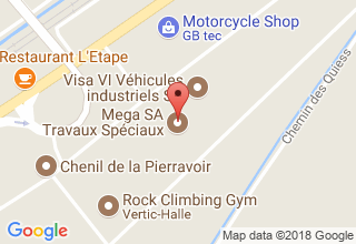 Plan de localisation de Méga SA Travaux Speciaux