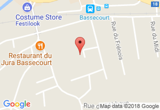 Plan de localisation de Flury Marie-Thérèse